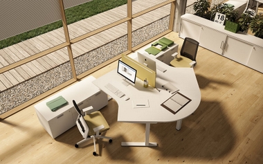 winglet opertive desk bench